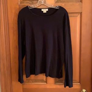 Eddie Bauer LS black top size XL -  3/20